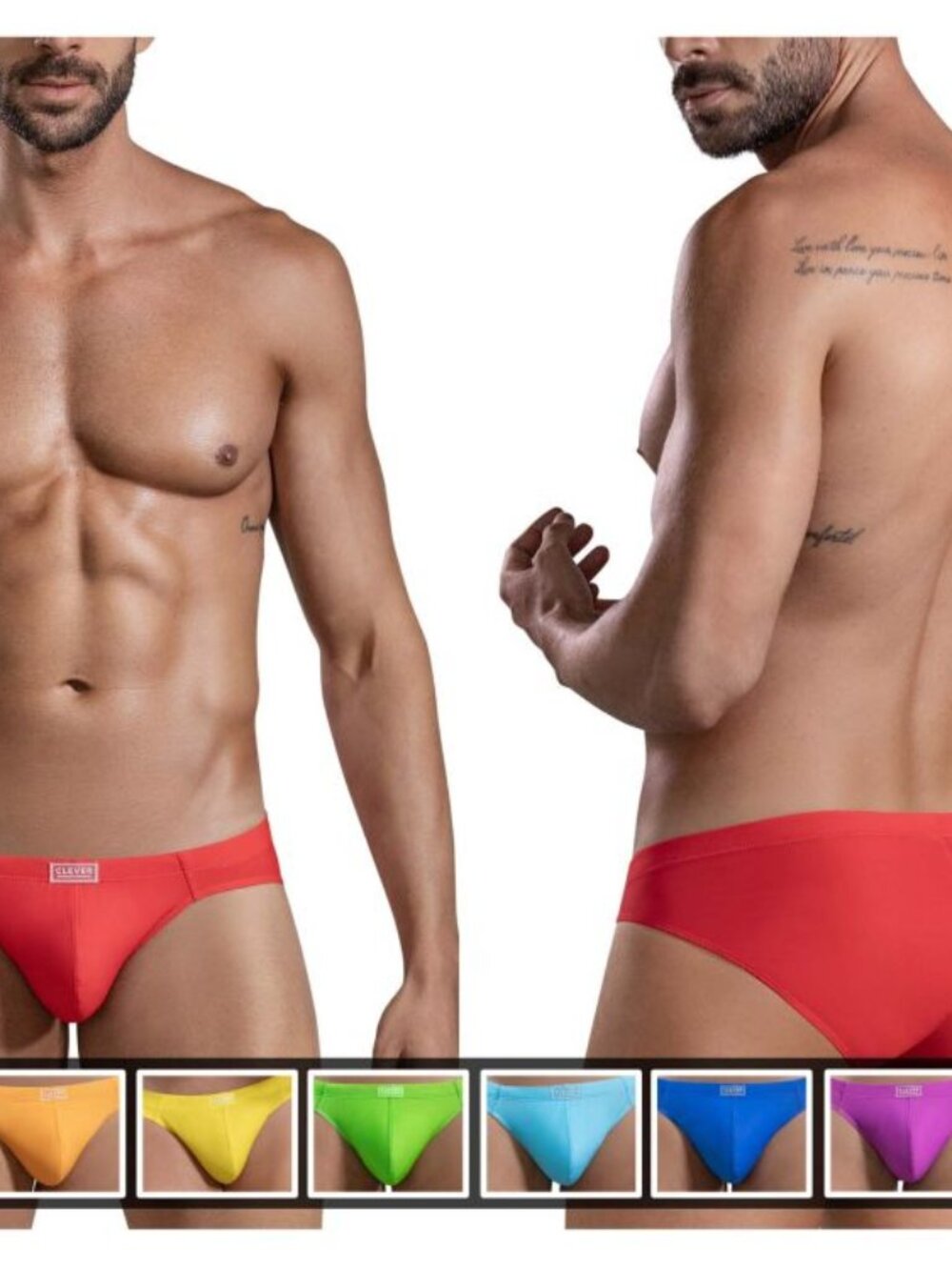 Clever 7pk Briefs Multi-colored